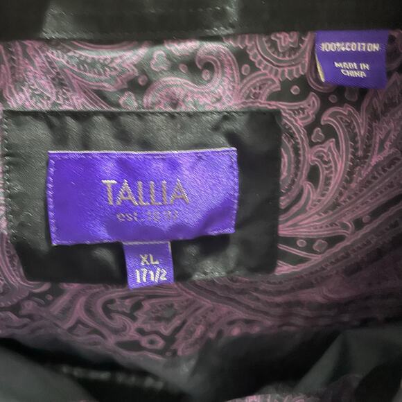 EUC - Tallia Paisley Button Up Shirt - Picture 4 of 5